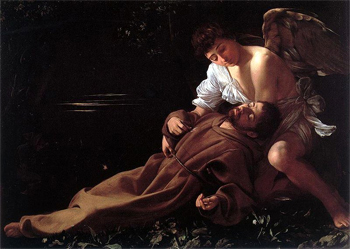 "L'extase de Saint-François" peint vers 1595 et conservé au Wadsworth Atheneum de Hartford (Source Wikipédia)