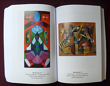 Une peinture de la Baronne d'Oettingen côtoie une oeuvre de Serge Férat. Photo: PHB