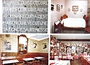 La carte postale du séjour à Stavelot. Photo et collection: Gérard Goutierre