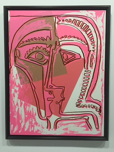 "Head (after Picasso)" (1985), Andy Warhol. Photo: Valérie Maillard