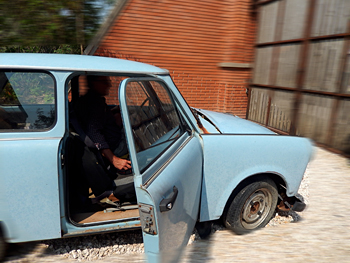 La trabant, une fabrication de la DDR. Photo et copyright: Lottie Brickert