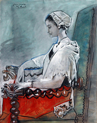 2.-Pablo_Picasso_Portrait_de_Paule_de_Lazerme_en_catalane_1954_Musee_BA_Hyacinthe_Rigaud(c)Succession_Picasso_2016