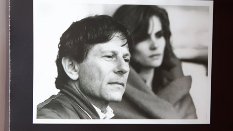 Roman Polanski et Emmanuelle Seigner. Photo d'une des pages de "Roman": LBM