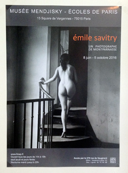 Affiche de l'exposition Savitry. Photo: PHB/LSDP