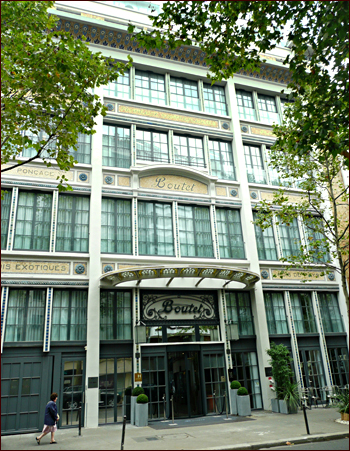 Façade de l'hôtel Boutet Bastille. Photo: MF Laborde