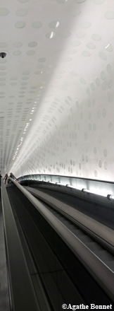 L'escalator de la Philharmonique de Hambourg