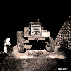 Tracteur au repos. Photo: PHB/LSDP