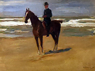 Peinture de Max Liebermann, à la Kuntshalle de Brême. Photo: Agathe Bonnet