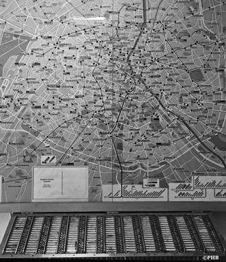 Plan de métro pupitre. Photo: PHB/LSDP